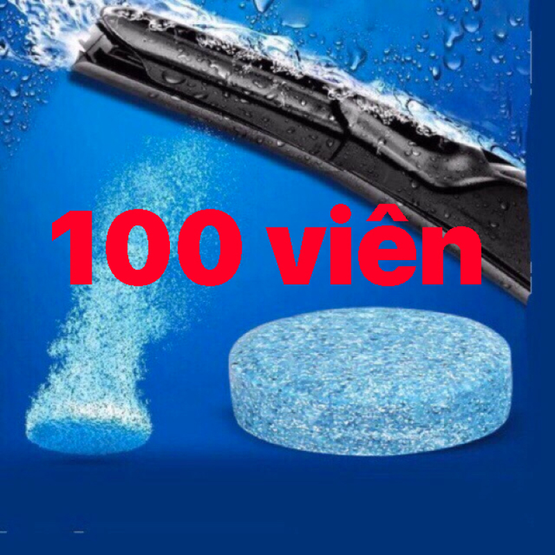 SET 100 Viên sủi pha nước rửa kính lái ô tô, xe hơi 100B932