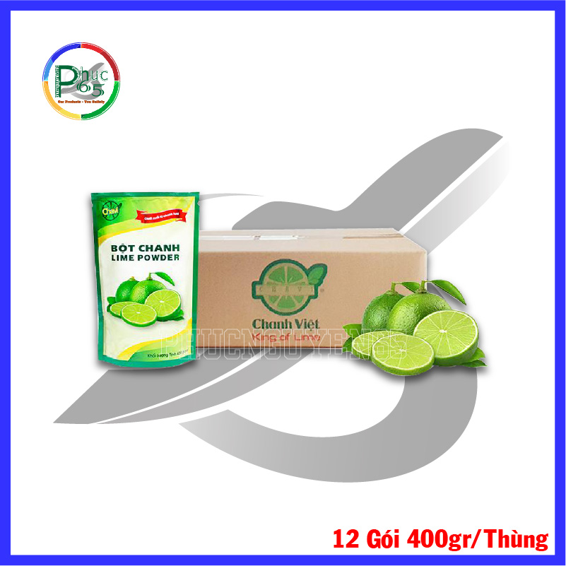 Bột Chanh 400g - Thùng 12 gói [NHÀ CUNG CẤP]
