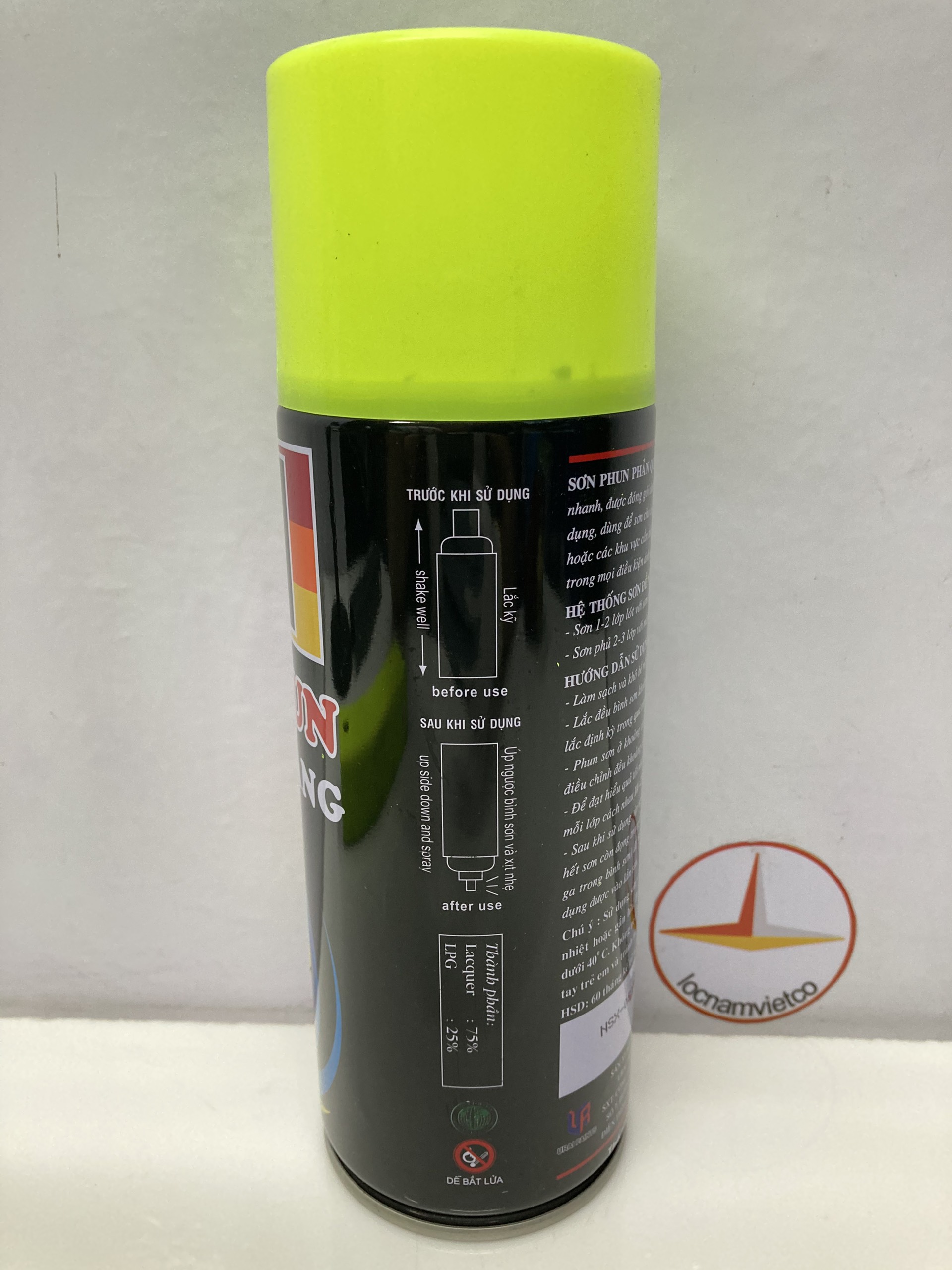Spray Paint, Yellow Atm Reflective Spray Paint F3