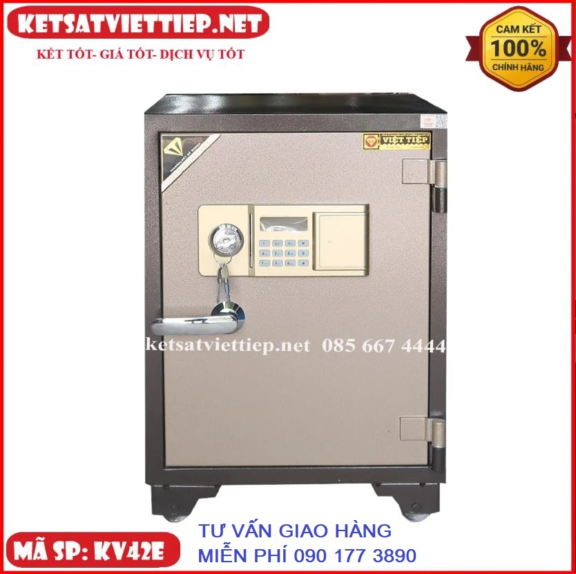 [ CHÍNH HÃNG ] Két sắt Việt Tiệp KV42E khóa điện tử - 80kg
