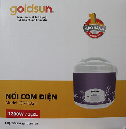 NỒI CƠM ĐIỆN CƠ 3.2L GOLDSUN GR-1321