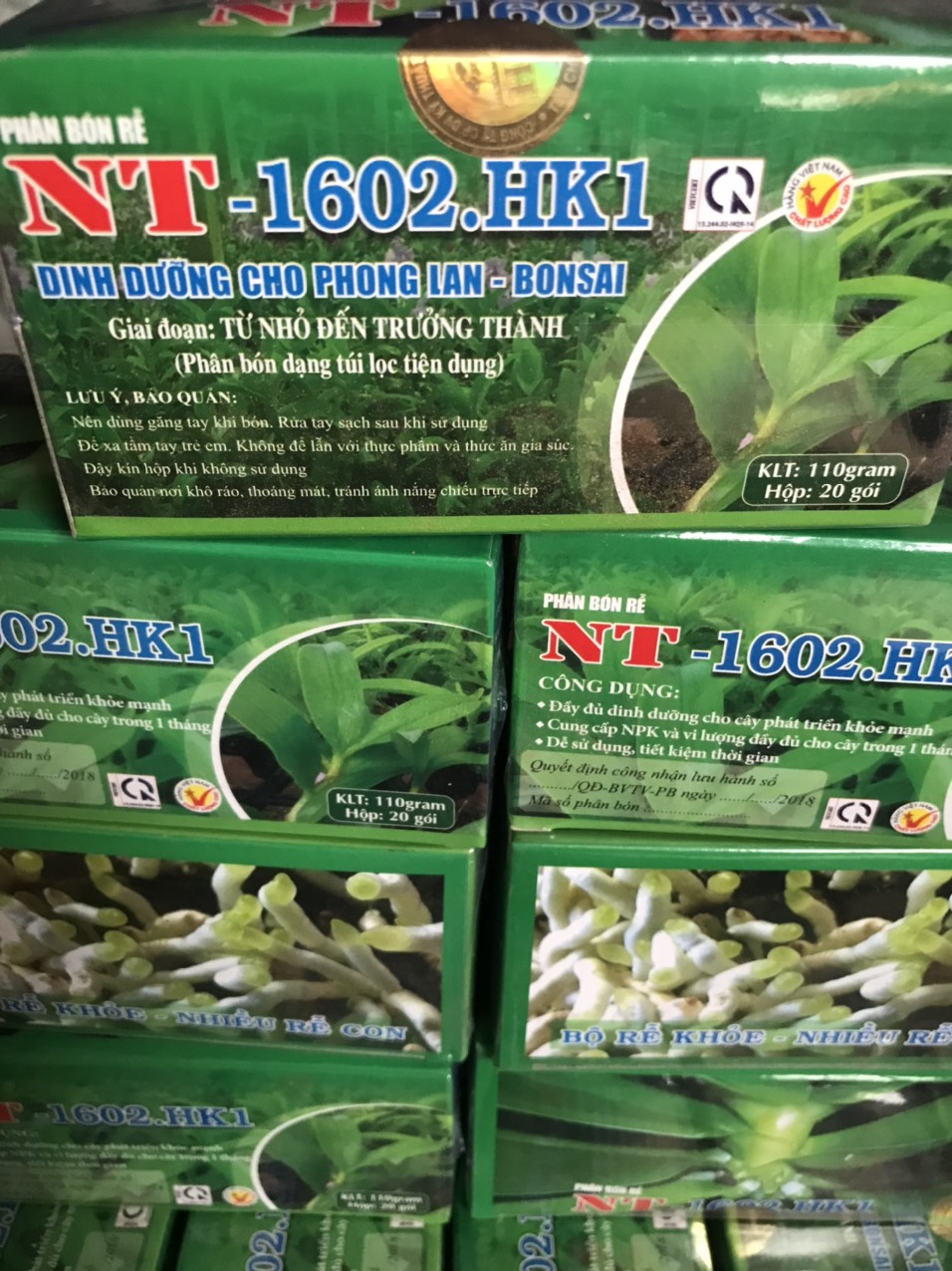 Phân bón tan chậm túi lọc NT-1602.HK1 (Hộp 20 gói)