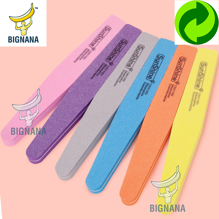 Dũa Móng Tay Nhỏ SunShine, Phào Dũa Móng Mịn, Buffer Phao Dũa 2 Mặt Làm Nail