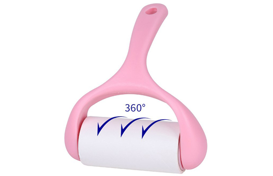 Cây Lăn Bụi Quần Áo Cán Cong Xoay 360 Độ