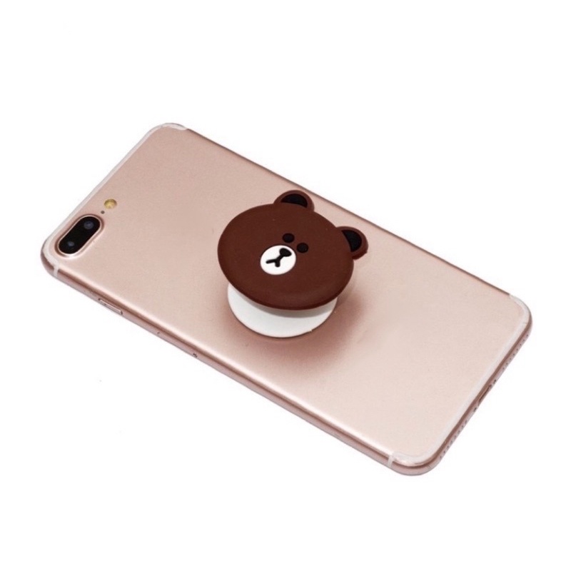 Giá Đỡ Popsocket Silicon Hình Thú Dễ Thương Tiện Lợi