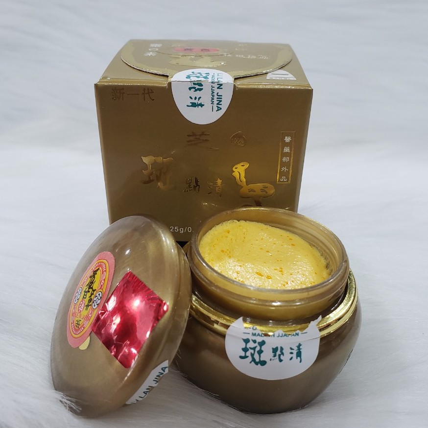 Kem siêu trắng chống nhăn nám tàn nhang lu lan jina 25g - sâm linh chi