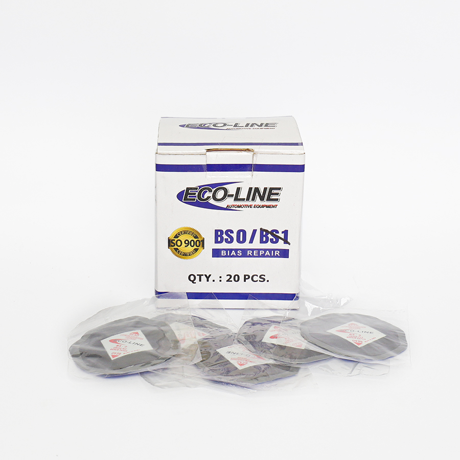 Hộp 20 miếng vá lốp Bias (55x55mm) - Ecoline BS0 tiêu chuẩn Mỹ