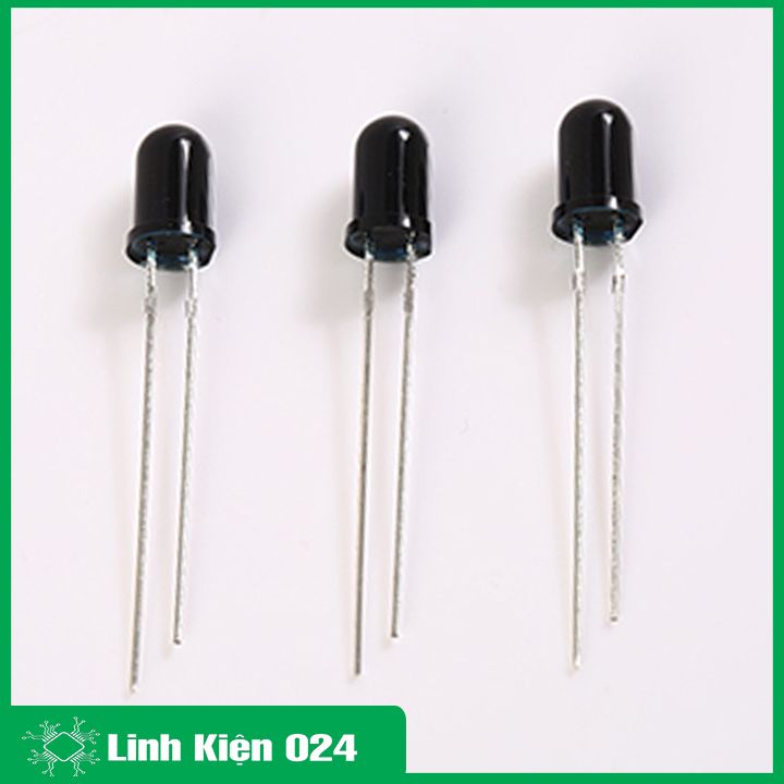 Gói 20 bóng led thu hồng ngoại 5mm ( đen )