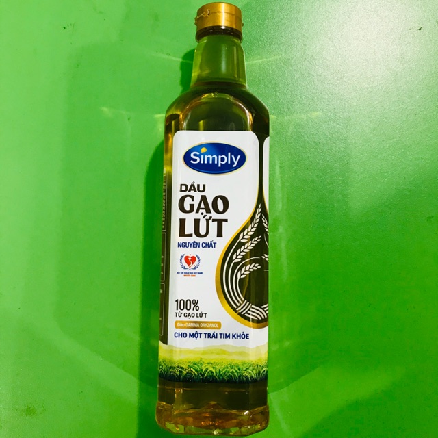 [HN] Dầu gạo lứt nguyên chất Simply 1L (date mới nhất)