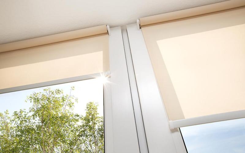 (Video Hướng Dẫn Lắp) Rèm Cuốn Chắn Nắng Cao Cấp Curtain Rolling - Rèm Cuốn Dùng Cho Văn Phòng Màu Cam