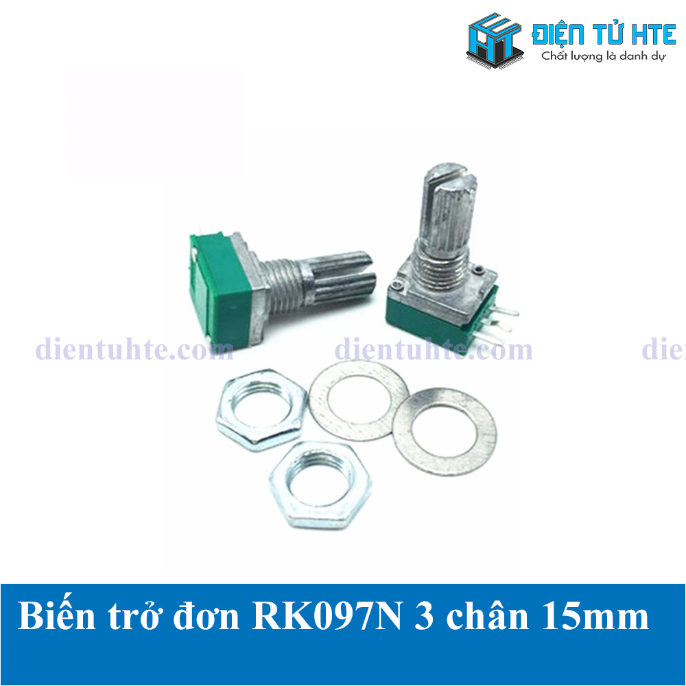 Combo 2 Biến trở Volume đơn RK097N 3 chân 15mm