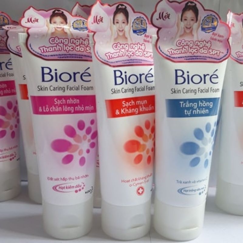 Sữa rửa mặt Biore  50g-100g (4 màu)