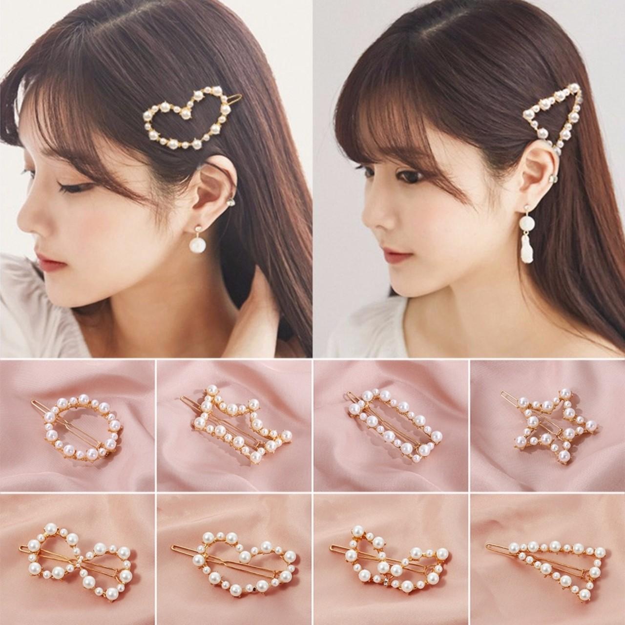 Kẹp tóc - Combo 4 kẹp ngọc trai siêu xinh (SET 4 CÁI)