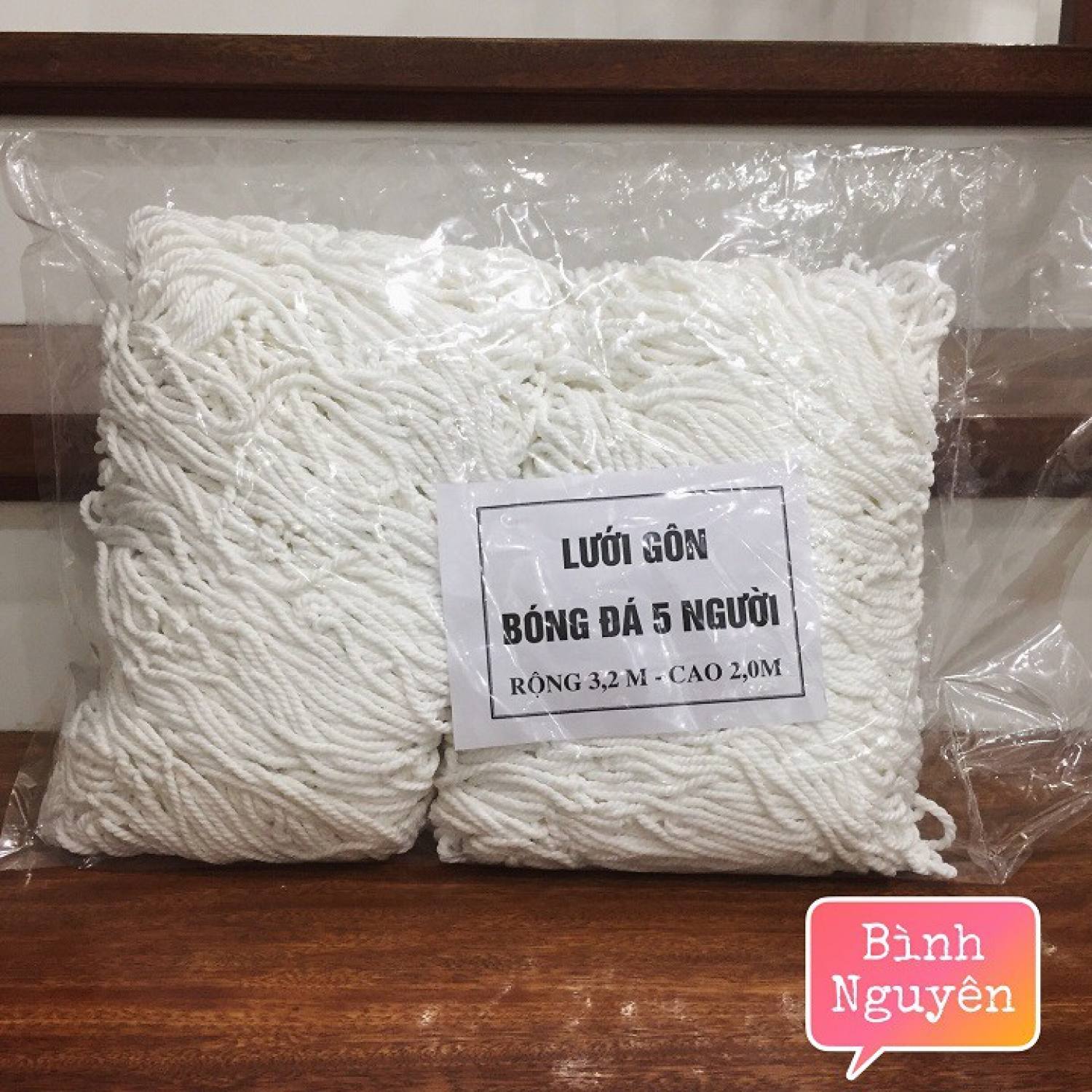 Lưới gôn bóng đá 5 người rộng 3.2m cao 2m