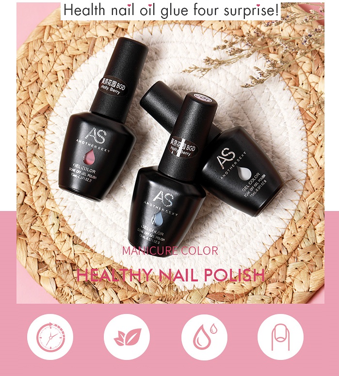 [HCM]Sơn gel AS - màu hồng đỏ mã BGD