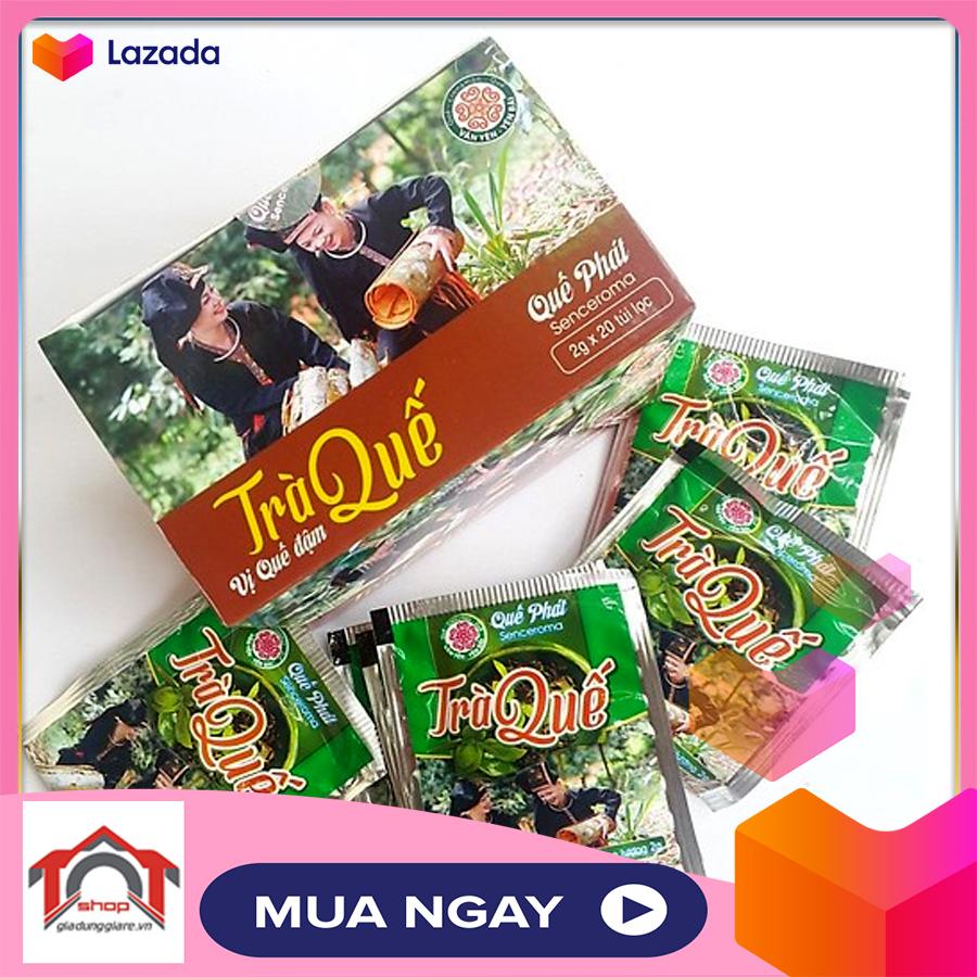 Hộp Trà quế Quế Phát 40g (20 túi lọc 2g) - Vị quế đậm