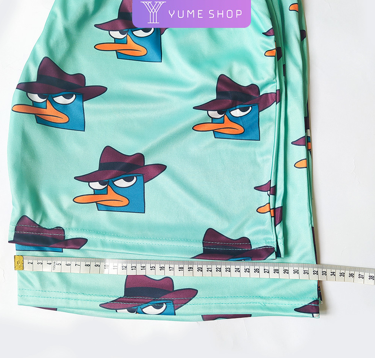 Quần Đùi Hoạt Hình Perry form unisex
