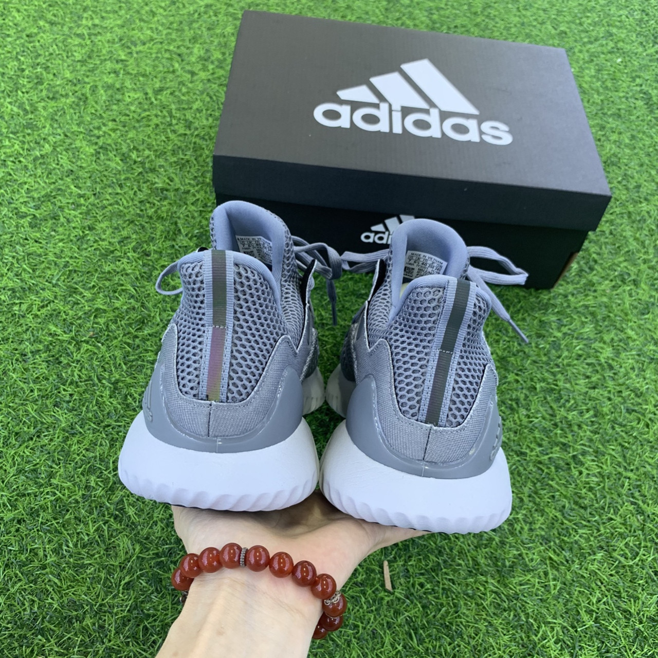 [VIDEO ẢNH+HỘP BẢO VỆ GIÀY] giầy thể thao Alphabounce beyond xám thời trang nam nữ