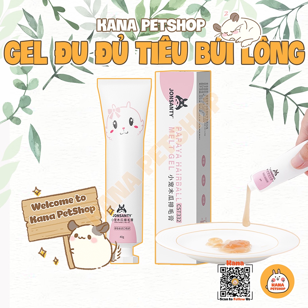 Gel dinh dưỡng trái cây jonsanty 🐹freeship🐹 đồ ăn dặm thức ăn dinh dưỡng dạng gel sốt cho thỏ , bọ , hamster , nhím ...