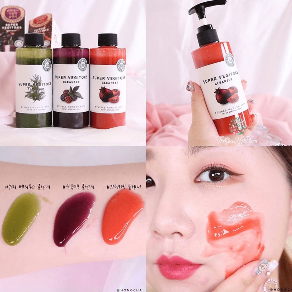 ▲  Sữa rửa mặt rau củ Super Vegitoks Cleanser