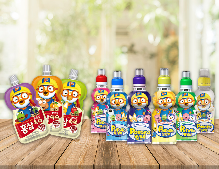 Nước uống PORORO 235ml, Thùng 24 chai