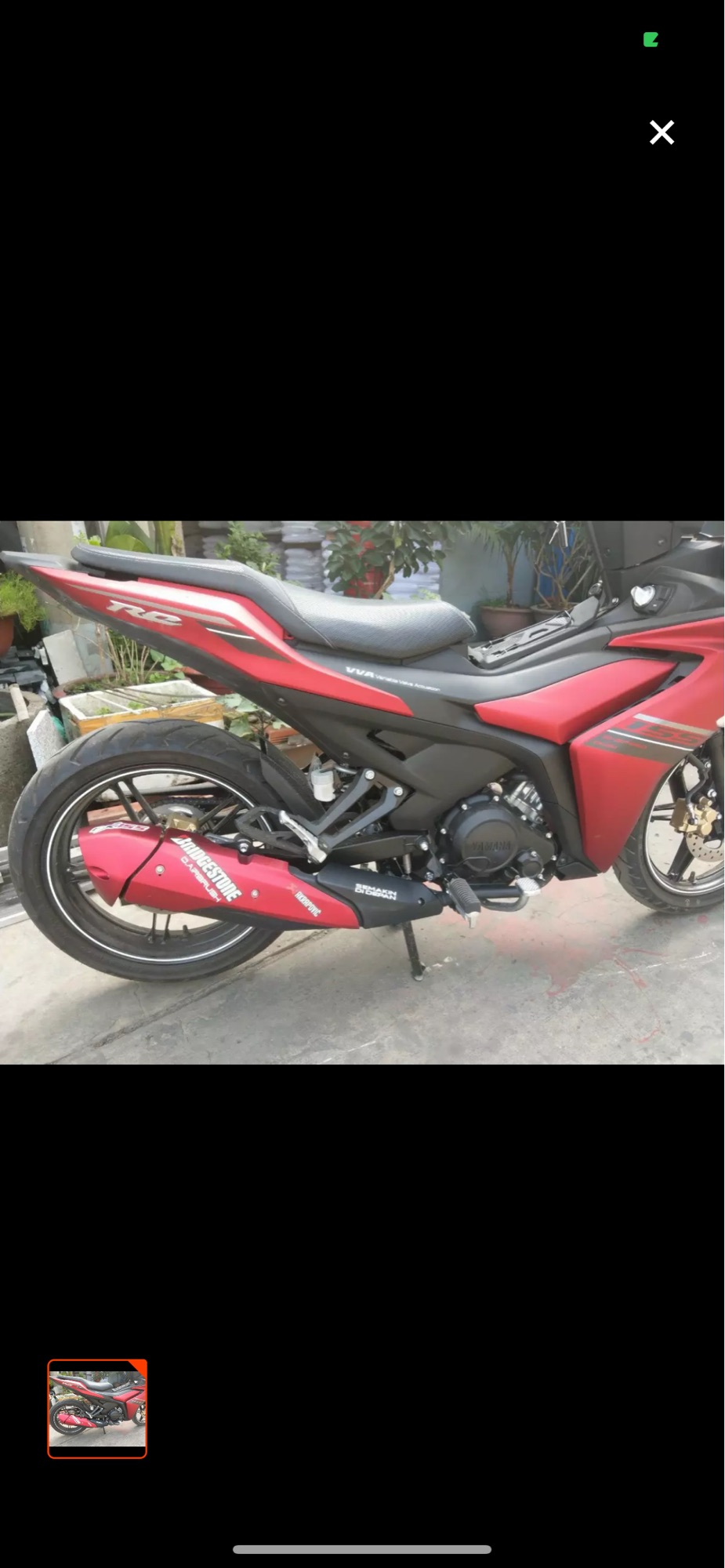 Ốp pô kèm Chụp đít pô Exciter 155