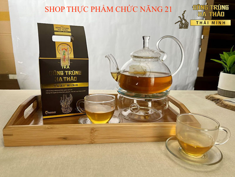 Trà Đông Trùng Hạ Thảo Thái Minh (Hộp 20 gói trà túi lọc)