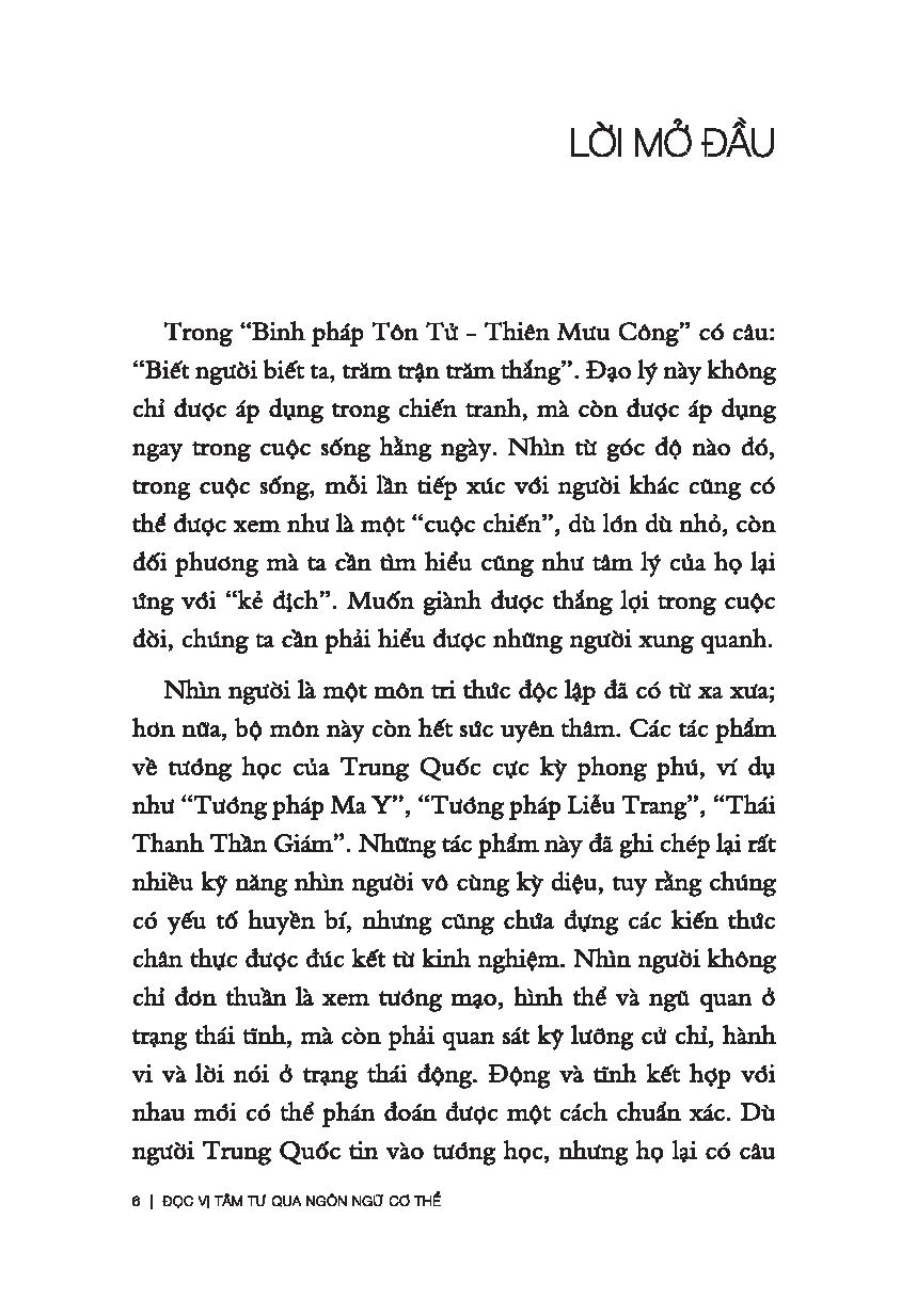 Fahasa - Đọc Vị Tâm Tư Qua Ngôn Ngữ Cơ Thể