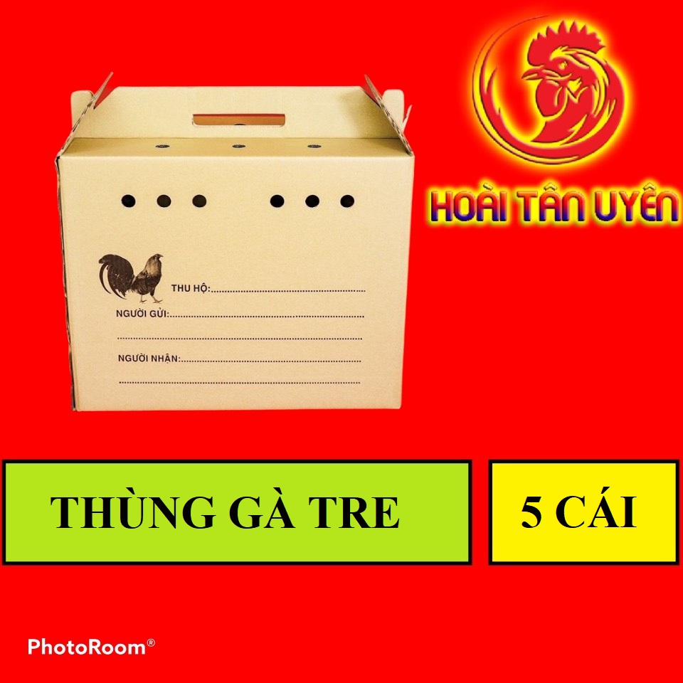 COMBO 5 THÙNG GIẤY ĐỰNG GÀ TRE