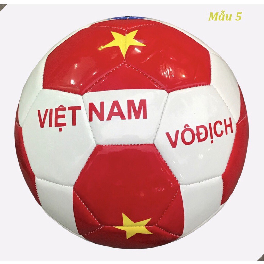 Bóng đá trẻ em hoa Size 4 + Tặng kim bơm (bóng có nhiều màu - giao màu ngẫu nhiên)