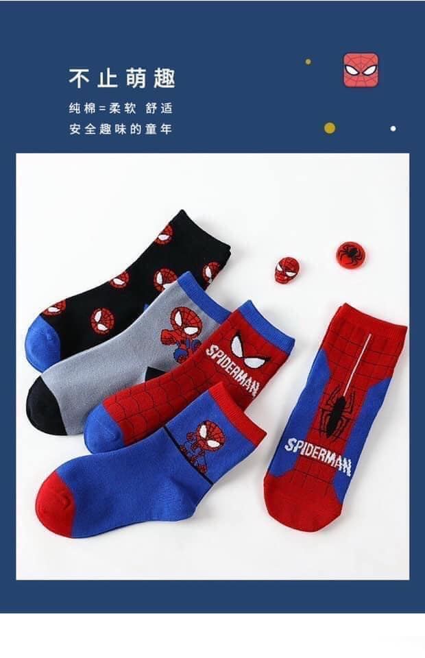 Set 10 đôi tất người nhện