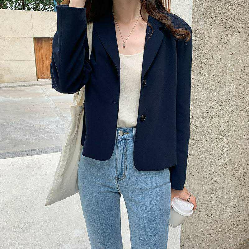 áo khoác blazer dáng ngắn nữ