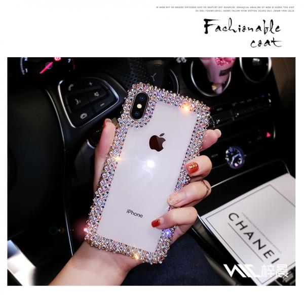 ỐP ĐIỆN THOẠI IPHONE ỐP SILICONE VIỀN ĐÍNH ĐÁ LẤP LÁNH