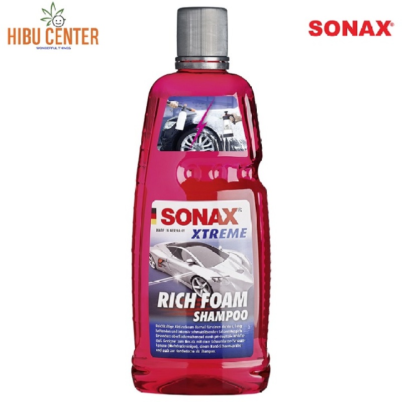 { SÁNG BÓNG } Dung dịch rửa xe bọt tuyết SONAX 248300 Rich Foam Shampoo 1000ml HIBUCENTER