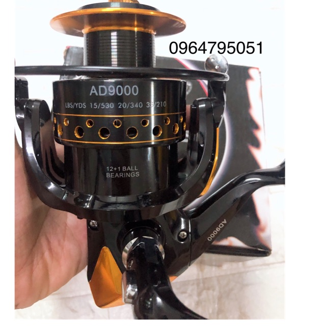 Máy câu cá Yumushi AD 9000  (cam kết bảo hành đổi trả trong 2 tuần đầu)