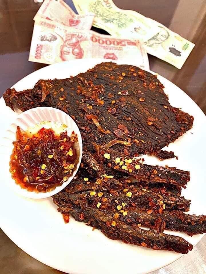 KHÔ BÒ TỎI ỚT 280gr