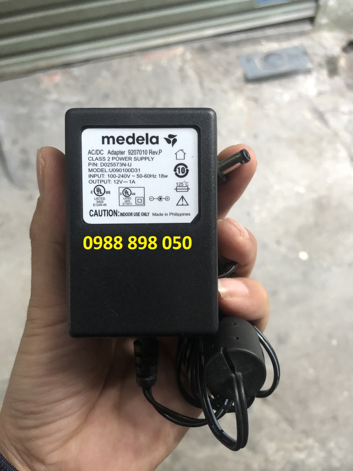 DÂY NGUỒN MÁY HÚT SỮA MEDELA PUMP IN STYLE