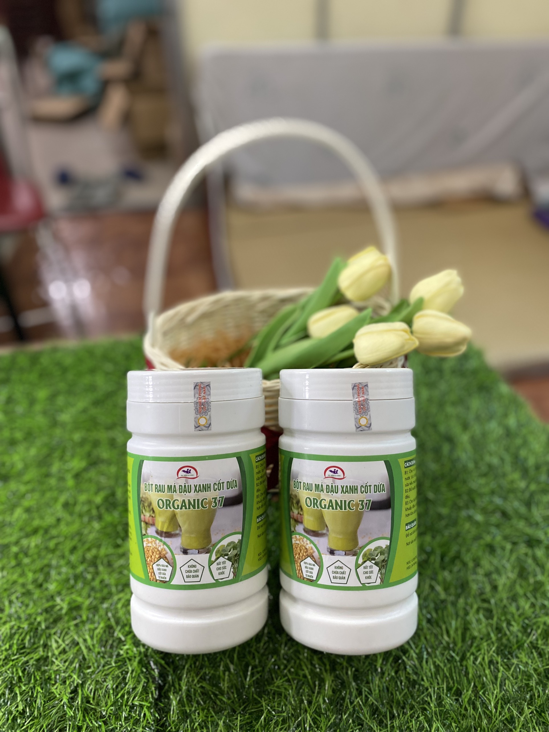 Bột Rau Má Đậu Xanh Cốt Dừa