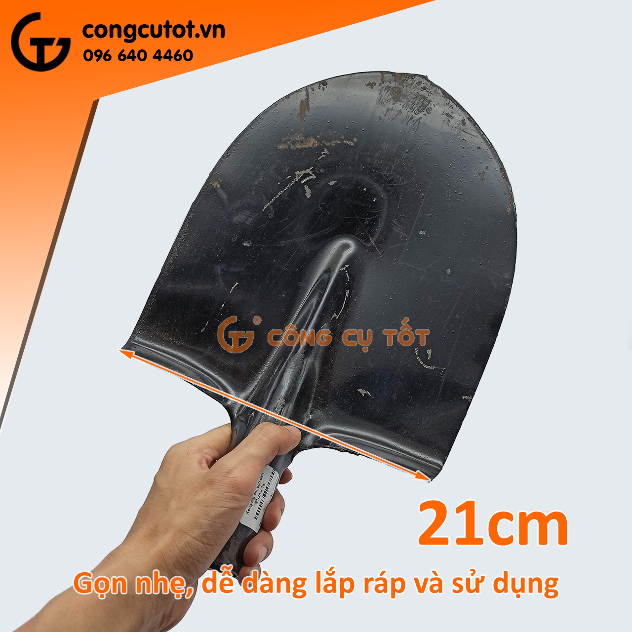 Lưỡi xẻng xúc đất cát bằng thép cứng