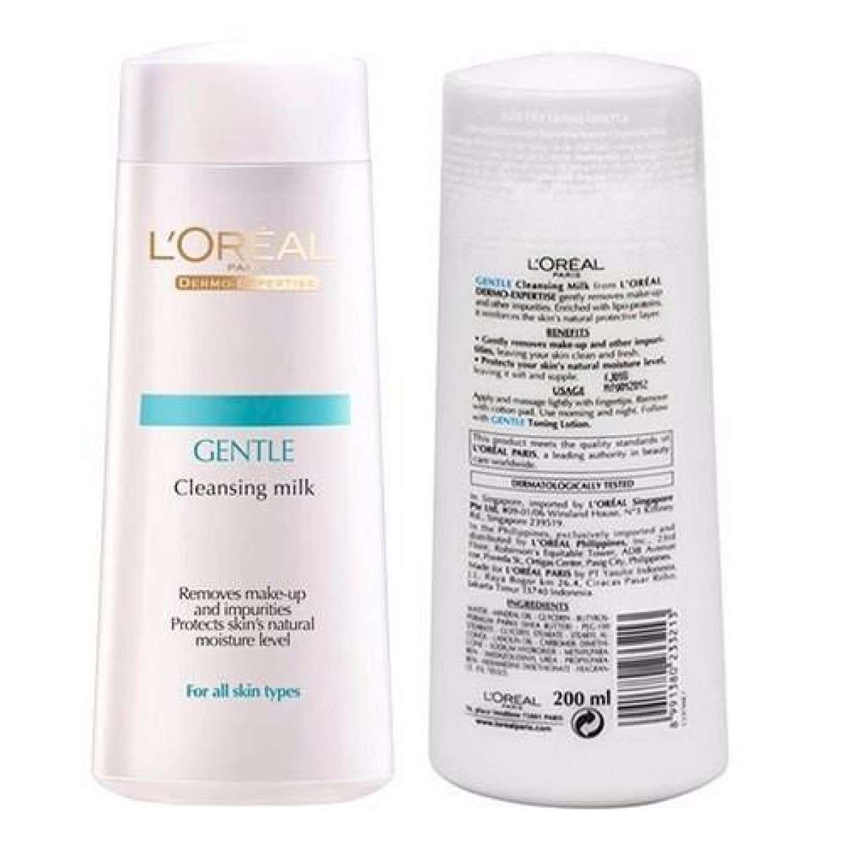 Sữa tẩy trang Loreal Dermo Expertise Gentle Cleansing Milk 200ml
