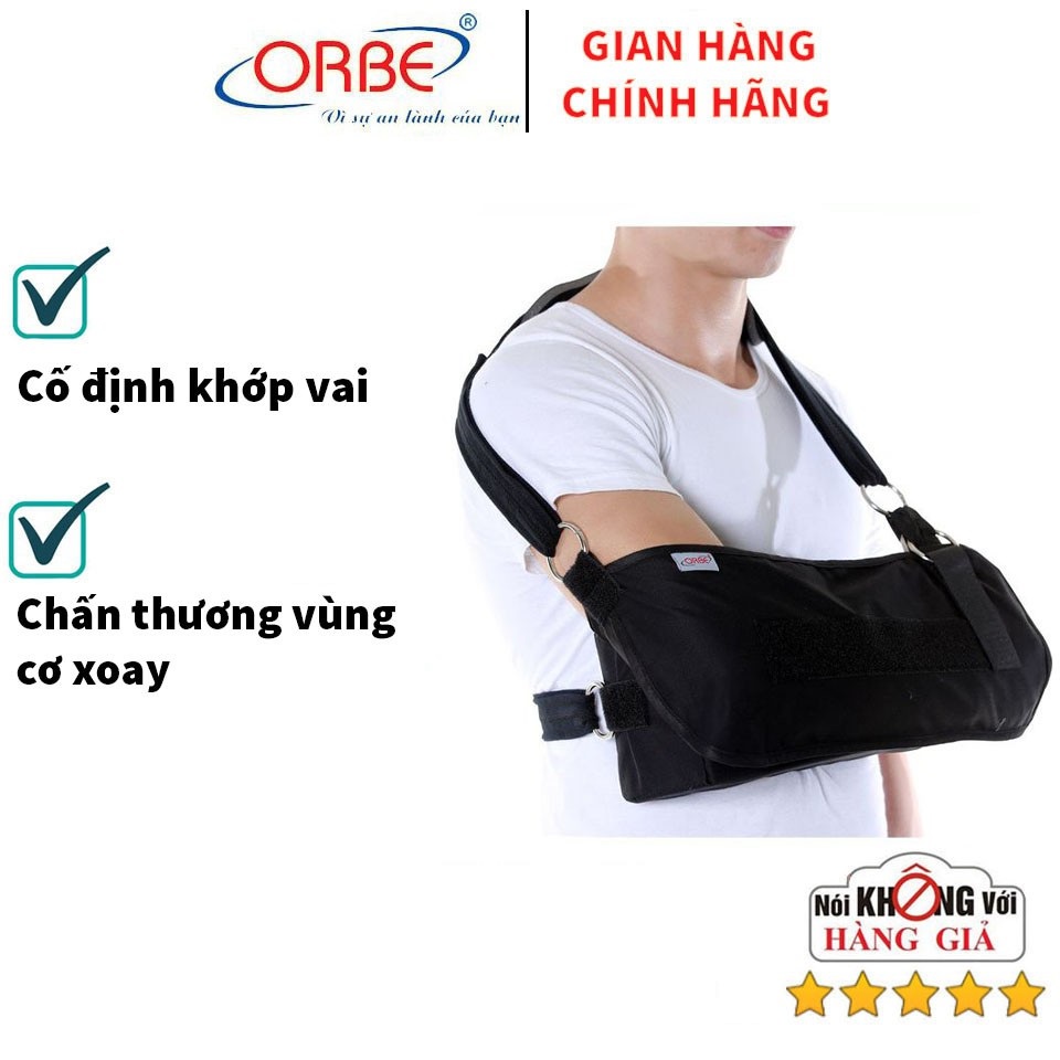 Băng cố định khớp vai tư thế dạng cao cấp orbe h1 - băng cố định khớp vai - ổn định khớp vai