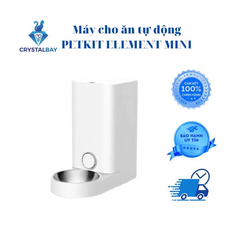 (New 2026) Máy cho ăn tự động cho mèo thú cưng Petkit Infinity Fresh Element 3 – Dung tích 5L, lồng chứa Inox