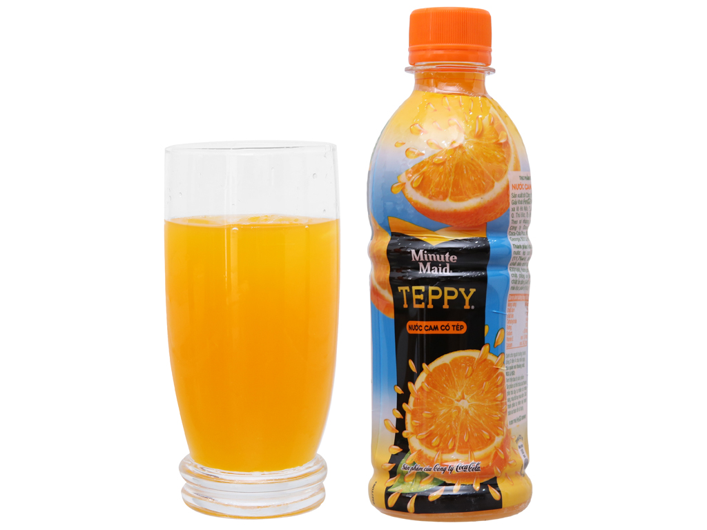 [Siêu thị WinMart] - Nước cam có tép Teppy chai 327ml