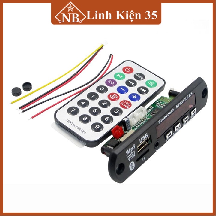 Mạch giải mã MP3 có Bluetooth 7-12VDC kèm remote