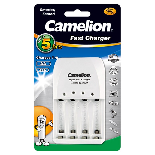 NHẬP KHẨU CHÍNH HÃNG Bộ sạc nhanh pin tiểu Camelion BC-0905A, sạc Pin AA