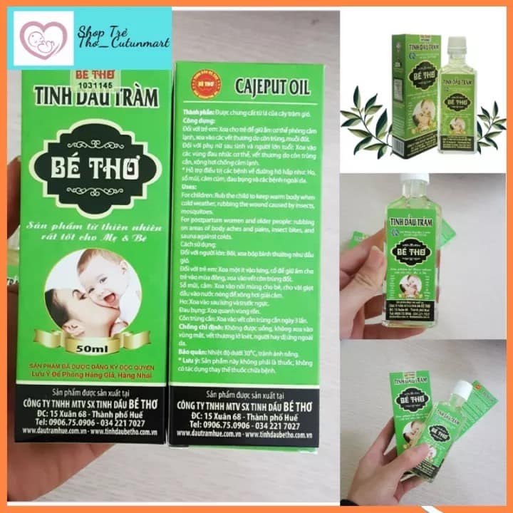 Tinh Dầu Tràm Bé Thơ Hộp 50ml