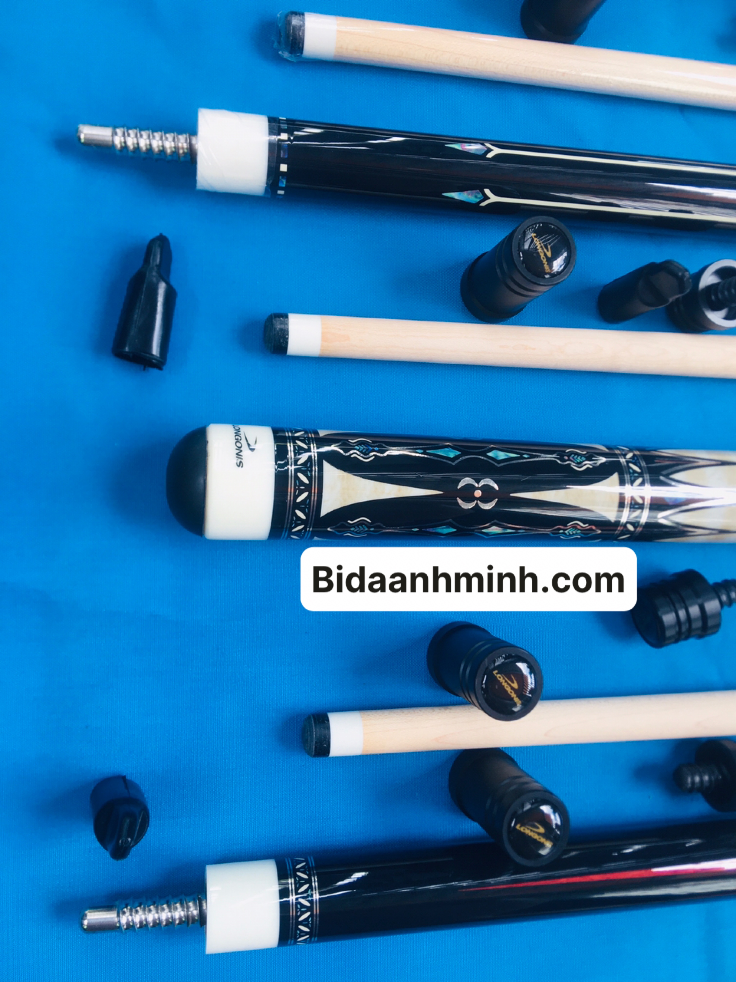 Cơ bida Longonis mẫu mới nhất (tháng 9/2022) [ có video thực tế]