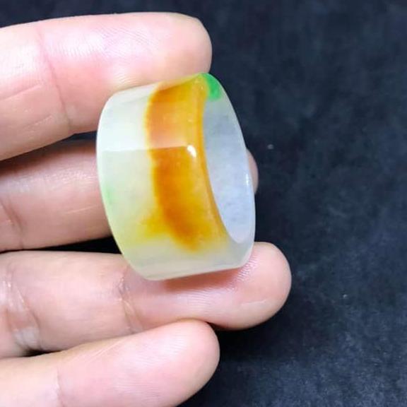 [HCM]NHẪN CÀN LONG NGỌC CẨM THẠCH TỨ QUÝ