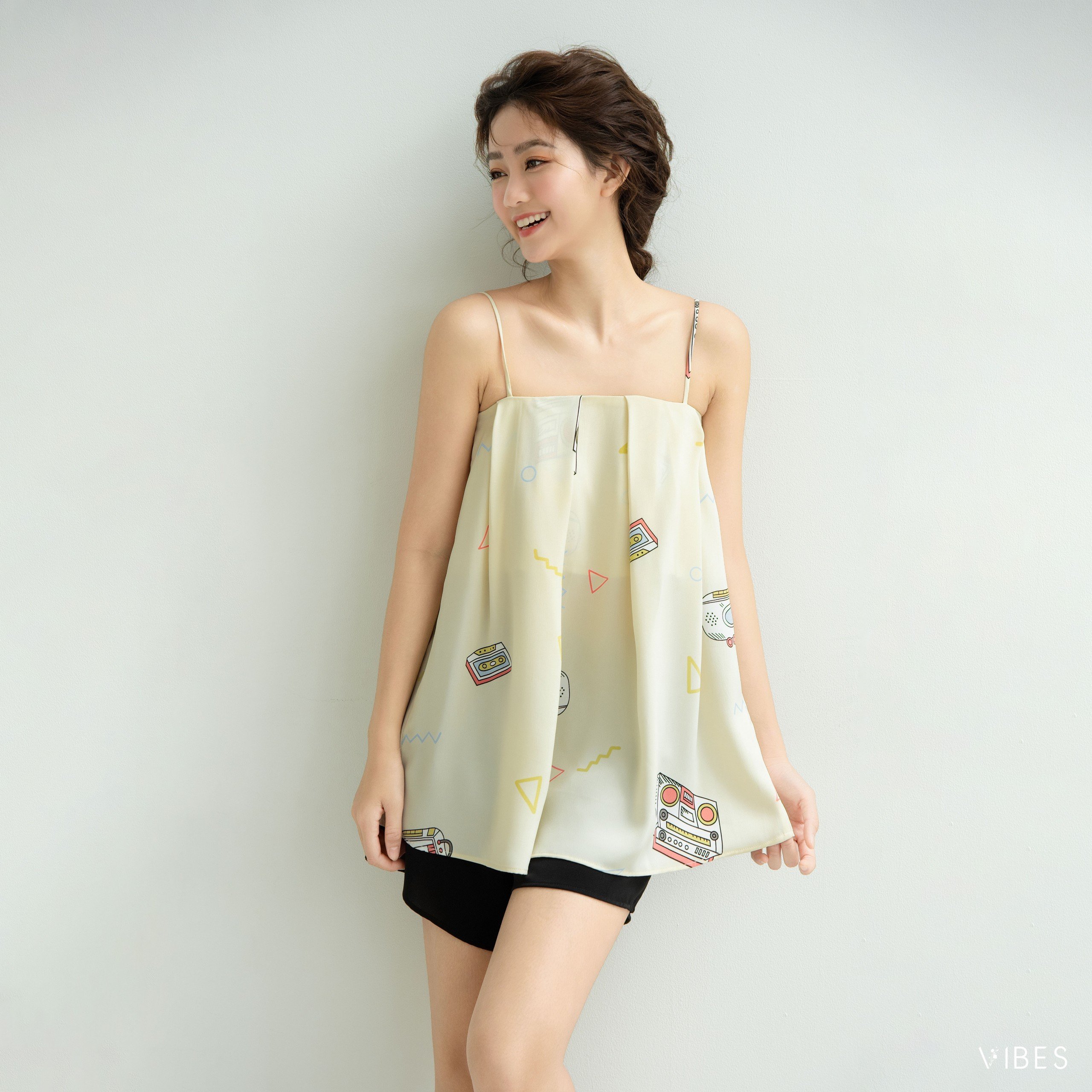 VIBES Đồ bộ 2 dây xinh xắn Liny Straps Set (phom nhỏ)