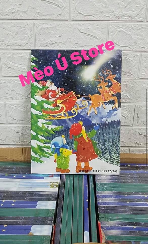 [HCM]KẸO SOCOLA ADVENTCALENDER 24 VIÊN